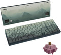 GATERON iG 98 Co-Branded Mechanical Gaming Keyboard, Tri-Mode Hot Swappable Wired/Bluetooth/2.4G Wireless Keyboard with RGB Light for Windows & Mac, PBT Keycaps (Mountain Top, Mountain Top Switch)