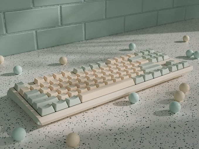 Ducky One 3 TKL Matcha Hotswap Double Shot PBT Quack Mechanical Keyboard (Cherry MX Red)