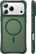 ORNARTO Magnetic for iPhone 17 Pro Max Case, 20FT Military-Grade Drop Protection, Compatible with MagSafe, Slim Shockproof Translucent Matte Phone Case for iPhone 17 Pro Max 6.9", Olive Green