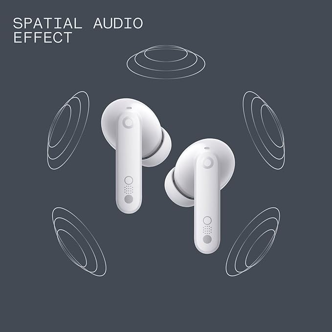 CMF Buds Pro 2 Wireless Earbuds with Smart Dial, 50dB Hybrid Noise Cancelling Earbuds Wireless Bluetooth 5.3, 11mm Bass with LDAC, 6 Hi-Res Audio Mics, 43H Playtime, Fast Charging Case, Light Grey