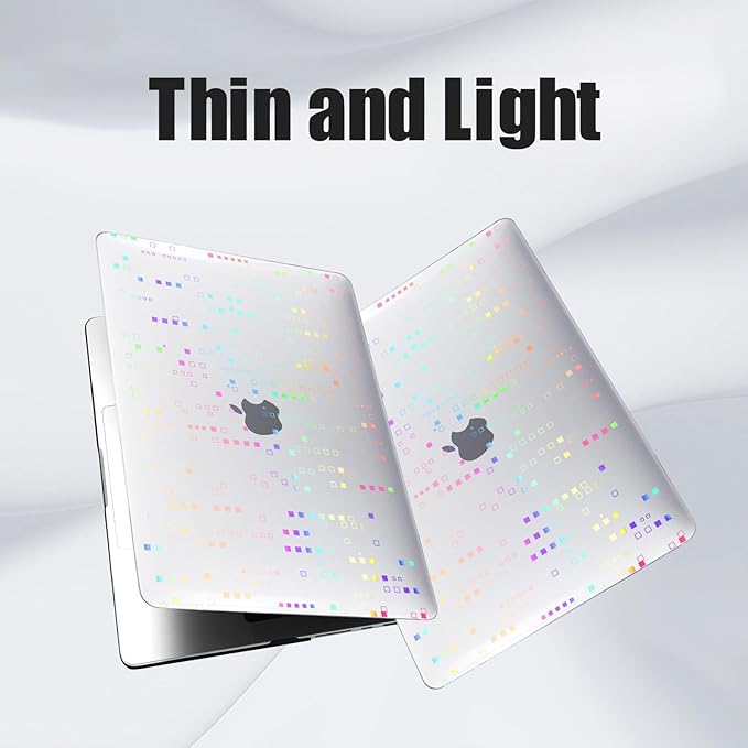 DTangLsm for MacBook Pro 14 inch Case 2026 M5, 2025-2021 M4 M3 M2 M1 A3426 A3427 A3434 A3112 A3185 A3401 A2918 A2992 A2779 A2442, Plastic Hard Cover for MacBook Pro 14 Case&Keyboard Skin, Squares