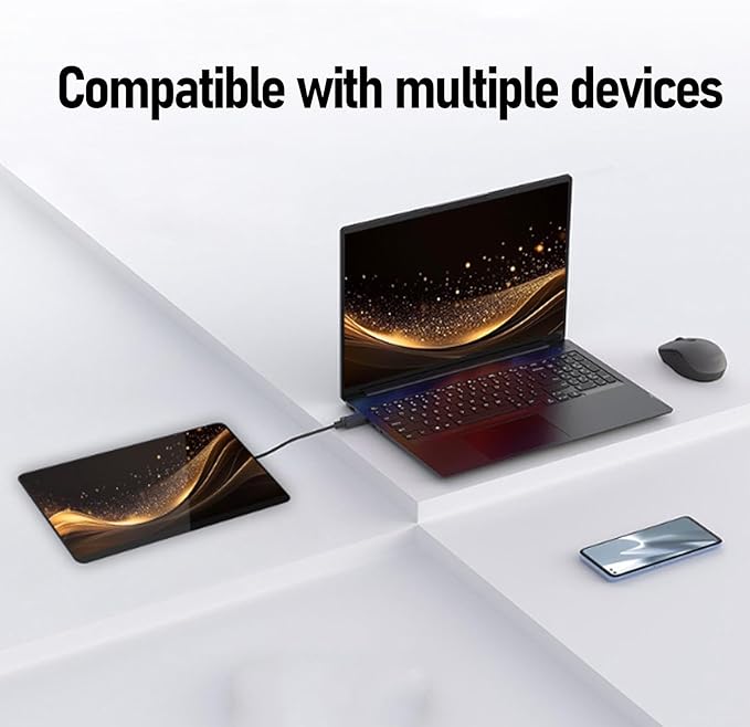 16in Computer Display, 4K Ultra HD Portable Monitor with 120Hz Refresh Rate 100 sRGB Color Field 2 Built in Speakers, for PC Laptop Phone Gaming