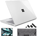 Case for 13.5" Microsoft Surface Laptop 5/4/3 with Metal Palm Rest ONLY 2019-2022 Release Models:1868/1951, Plastic Hard Shell Case with Keyboard Cover & Screen Protector, Crystal Clear