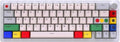 BOYI GMK67 65% Aluminum Alloy Mechanical Keyboard,Hot-Swappable BT5.0/Type-C/2.4G Wireless,CNC Metal Gasket Mounted South-Facing LED RGB Gaming Keyboard with Dye-Sub PBT Grey Beige Keycaps
