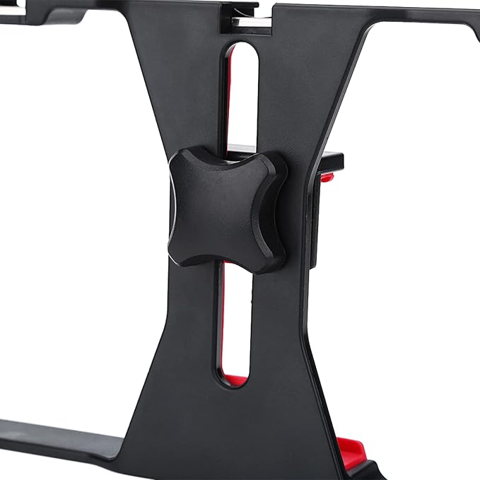 Acouto Smartphone Video Stabilizer Rig Dual Handle Handheld Phone Stabilizer Support Recording Rig with Tripod Handheld Gimbals &