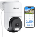 VIMTAG Pan/Tilt Outdoor Security Camera, 2.5K 4MP WiFi Home CCTV Camera, 360° View & Motion Tracking, Color Night Vision, 2-Way Audio, AI Detection Alarm, IP66, Cloud & SD Card Storage, Works w/Alexa