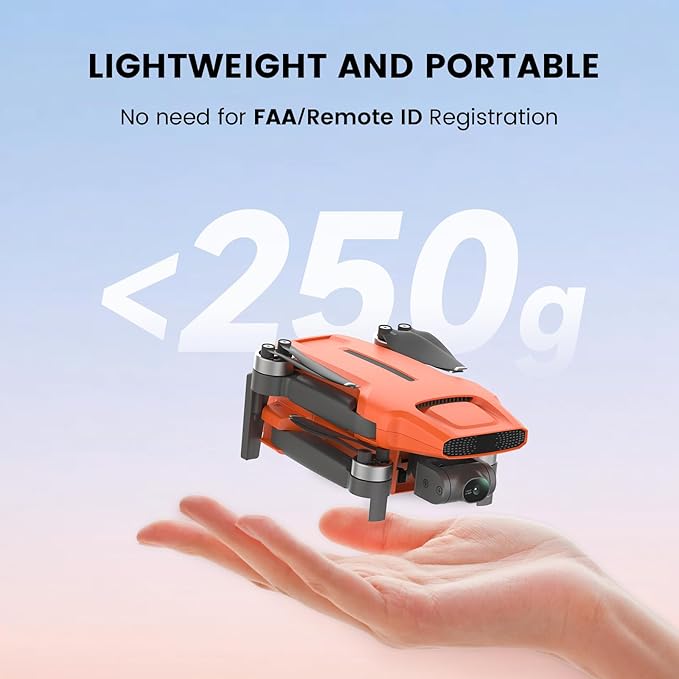 FIMI Mini 3 Drone with Camera for Adults 4K, Upgraded Imaging Module, 3-Axis Gimbal, 9KM HD Transmission, 4K/60fps 48MP Camera, AI Night Vision, Auto Return, Visual Tracking, 32min Flight