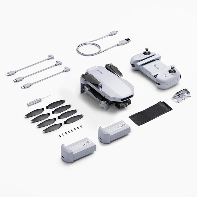 Potensic ATOM 3-Axis Gimbal 4K Drone with Camera for Adults, Under 249g, 64 Mins Flight, Max 6KM Transmission, Visual Tracking, 4K/30FPS QuickShots, Expansion Kit
