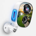 Security Camera Wireless Outdoor 2K Battery Powered Color Night Vision WiFi Waterproof Surveillance Camera 2 Way Talk Motion Detection Spotlight Alarm SD/Cloud Storage for Home Security Indoor