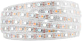 BTF-LIGHTING RGBW RGB+Warm White SK6812 (Similar WS2812B) 4 Colors in 1 LED Strip Individually Addressable 16.4ft 60Pixel/m 300LED Light Dream Color IP67 DC5V White PCB (No Adapter or Controller)