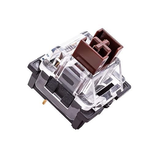 Outemu Brown Switches,3 Pin Tactile Replacement Switches for Mechanical Gaming Keyboard- Pack 65