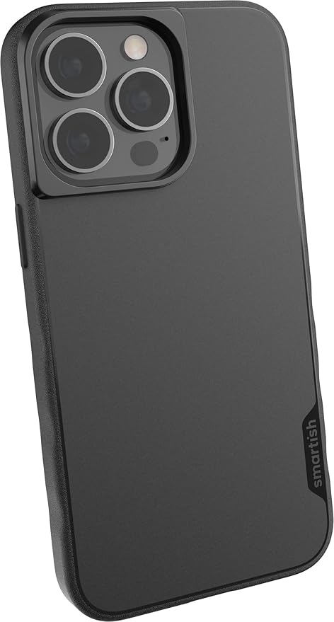 Smartish® iPhone 13 Pro Slim Case - Gripmunk - [Lightweight + Protective] Thin Grip Cover - Black Tie Affair
