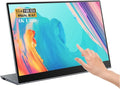 15.6" 4K Portable Monitor, Touchscreen UHD IPS Display,100% sRGB, USB-C/HDMI Laptop Display, Dual Speakers, Aluminum Alloy, Compatible with Laptop, PC, Smartphone, PS4/5, Xbox, Switch