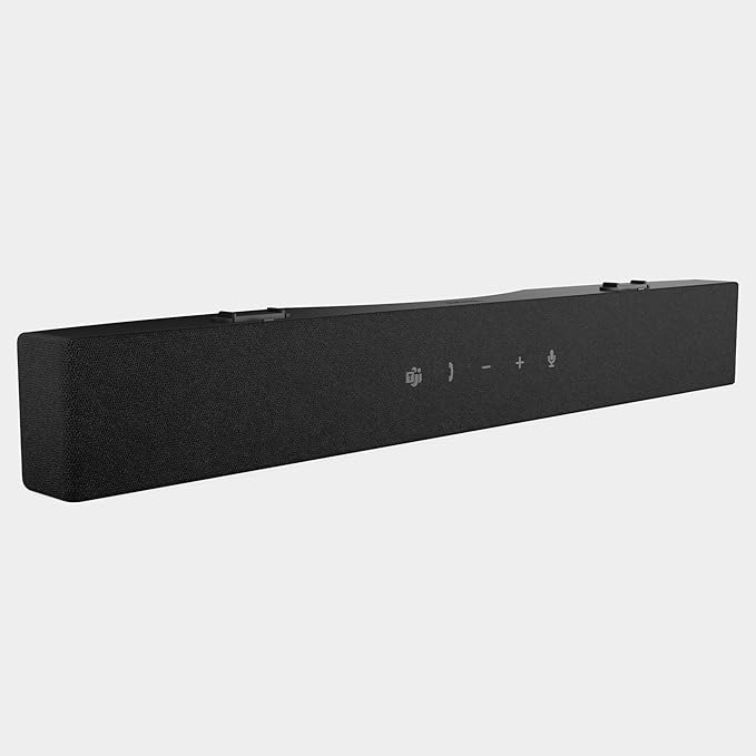 Dell Pro Premium Conferencing Soundbar - SB725 - Controls End/Call/Volume Down/Volume Up/MS Teams, LED Status Indicator, Wired, AI-Based Noise Cancellation, Superior Audio Experience