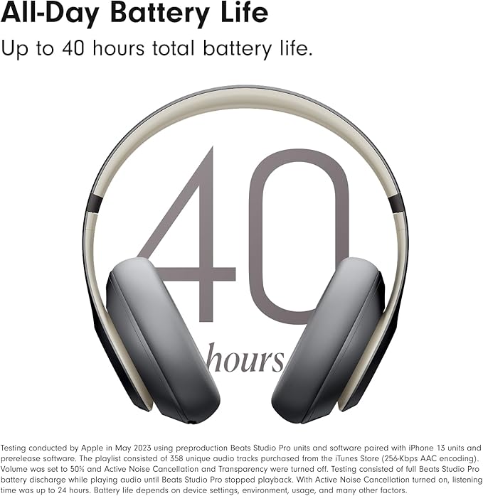 Beats Studio Pro with AppleCare+ for Headphones (2 Years) - Sand Gray