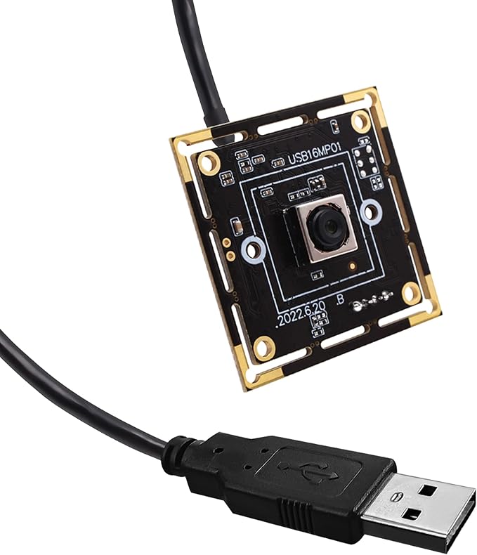 SVPRO Autofocus USB Camera Module for Computer,IMX298 16MP CMOS USB Camera for OpenCV LightBurn UVC Video Camera,Industrial Webcam Board for 3D Printer,Raspberry Pi, with 3.3ft/1m Cable