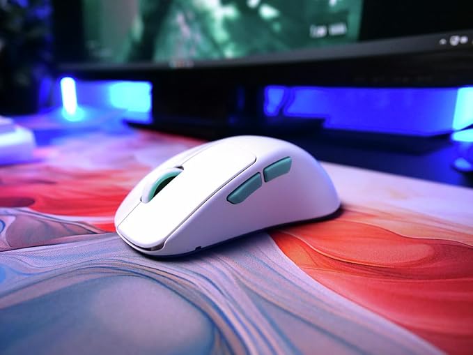 M64 Wireless | Ultra Light Ergonomic Gaming Mouse (M64, White)