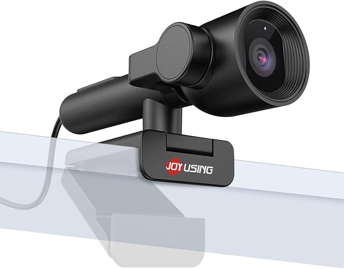 JOYUSING FlexCam10 4K Eye Contact Webcam for PC, 4 Modes in 1 Webcam with Microphone, PDAF Autofocus, 2 Noise-Cancelling Mics, 79° FOV, for Conference, Streaming, Facetime Zoom/Teams/Google Meet