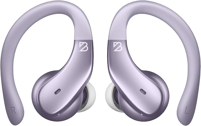 Back Bay Audio - Runner Wireless Earbuds for Running, Workout Wrap Around Earbuds Bluetooth Headphones for Sports, Around The Ear Wireless Bluetooth Running Headphones, Hook Over Earphones Earhooks