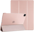 ProCase for iPad Pro 11 Inch Case 2022/2021/2020/2018(4th/3rd/2nd/1st Generation), iPad Pro 11" Slim Stand Hard Back Cover Shell Smart Folio Compatible with Pencil/Support Auto Wake/Sleep -Pink