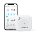 INKBIRD WiFi Thermometer Hygrometer Monitor, Smart Temperature Humidity Sensor IBS-TH3 with App Notification Alert, 1 Year Data Storage Export, Remote Monitor for Greenhouse Wine Cellar Baby Room