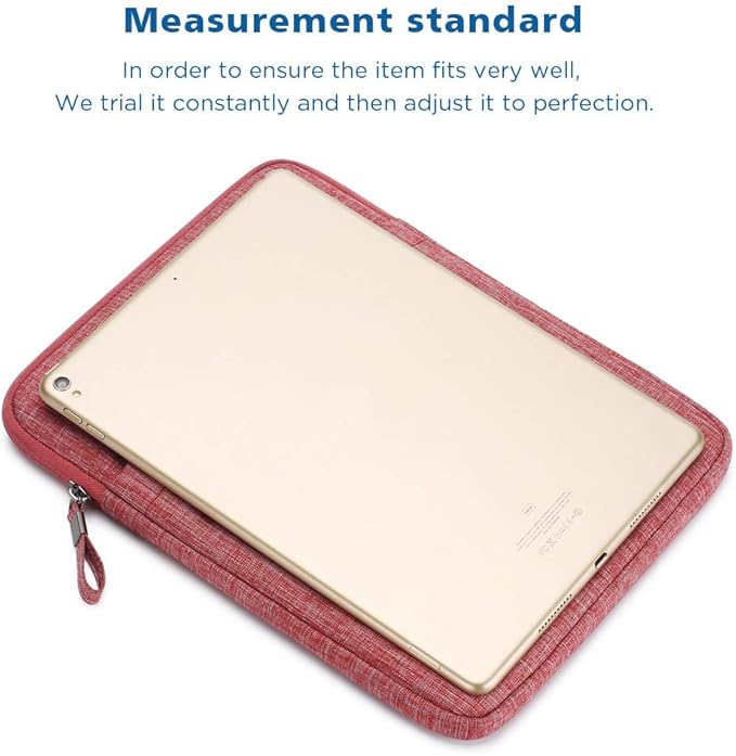 NIDOO iPad Sleeve 10.2" 10.9" / 10.5" 11" New iPad Pro M2 / 10.9" iPad Air 5th Generation Carrying Case Vertical Bag, Tablet Sleeve 10 inch for 10.5" Surface Go 3 / Samsung Galaxy Tab Laptop Cover