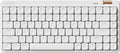Flow Lite 84 Keys Low Profile Mechanical Keyboard, 75% Swappable Rechargeable Wireless Keyboard with 2.4G Receiver, Bluetooth and Wired Connection for Windows, Mac/Specter Linear Switches (Off-White)