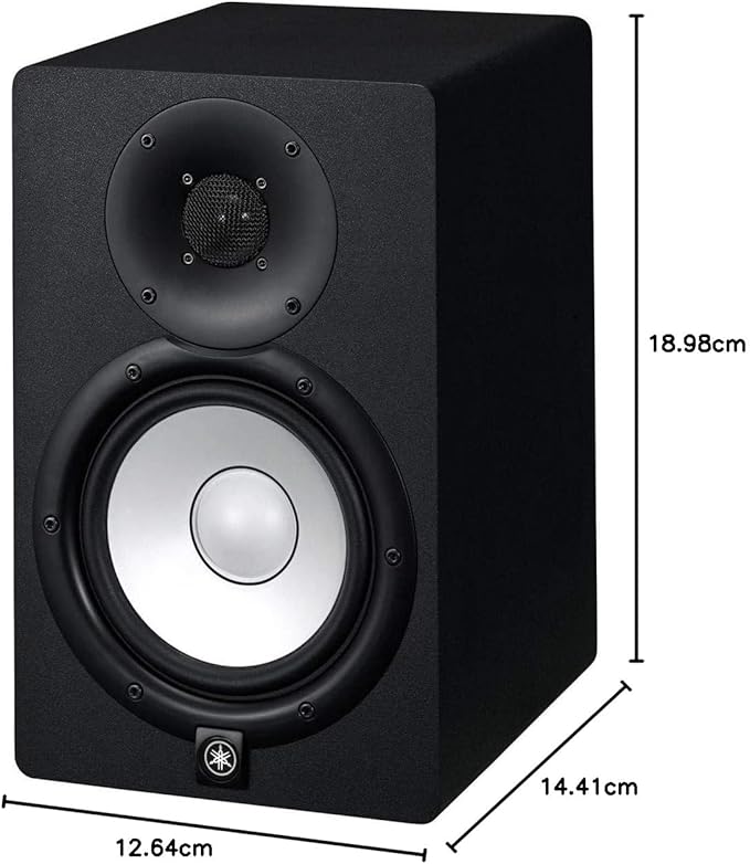 YAMAHA HS7 100-Watt Series Monitor, Black, 6.5" (Pack of 2)