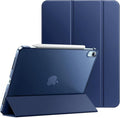 JETech Case for iPad Air 11-Inch M4/M3/M2 (2026/2025/2024), iPad Air 5 (2022 5th Generation 10.9-Inch), Slim Stand Hard Back Shell Cover with Auto Wake/Sleep (Navy)