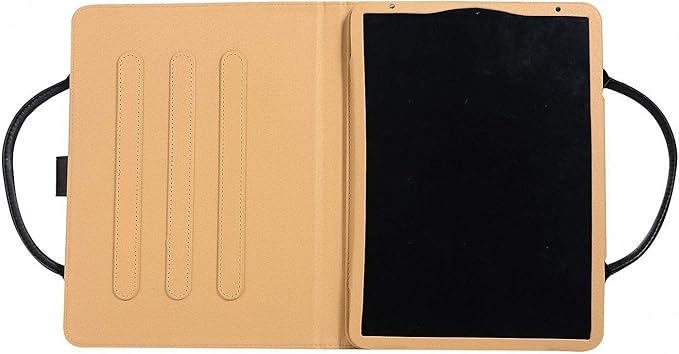 Handbag Case for iPad 9th 8th 7th Generation/Pro 10.5/Air3, Techcircle Cute Bowknot Flap Wallet Slim Folio Stand PU Leather Carrying Case with Pocket, Auto Wake/Sleep, Black