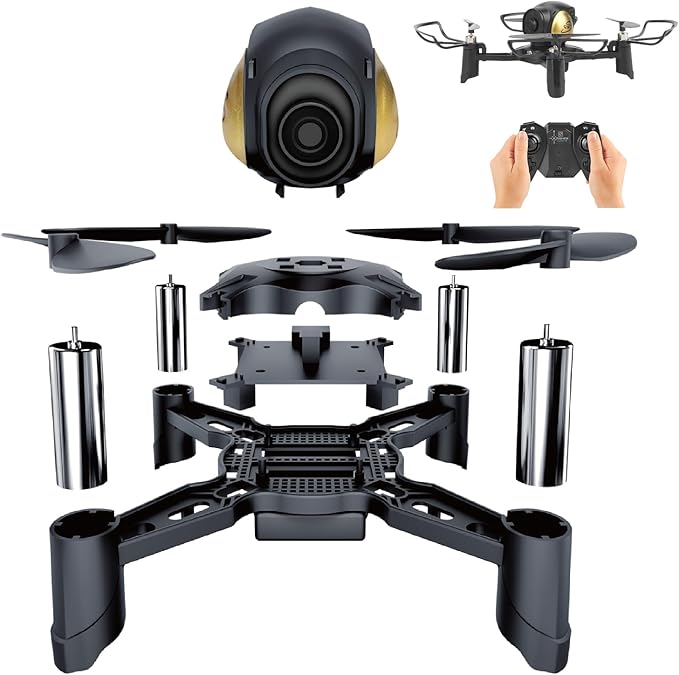 GILOBABY DIY Mini Drone Kit for Kids & Beginners — Build Your Own RC Quadcopter with Altitude Hold, Headless Mode, Indoor/Outdoor STEM Learning & Early Flight Courses, Bulk Educational Orders