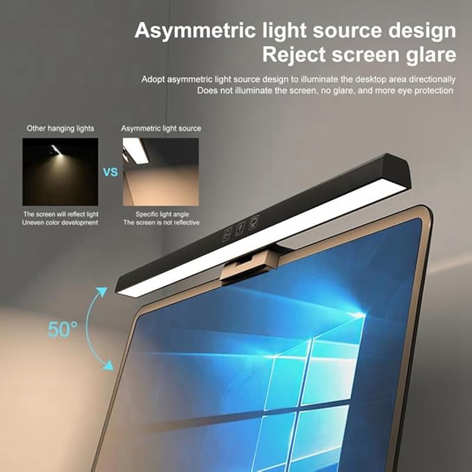 Monitor Light Bar Dimmable Computer Lamp Eye-Caring Lamp USB Reading Light Backlight Screen Light Bar