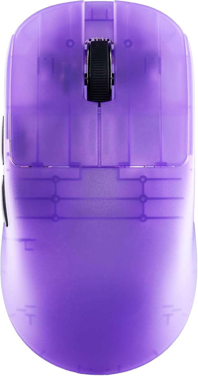 ATK Blazing Sky Zero Wireless Gaming Mouse, PAW3950 Ultra Sensor, Nordic 54L15, 8k Poling Rate, 44g Lightweight, Wired/2.4G (Zero, Frosted Purple)