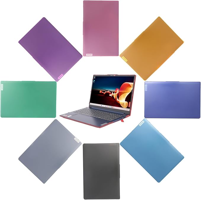 mCover Case Compatible ONLY for 2022-2024 15" Lenovo IdeaPad Slim 3 ｜ 3i 15ABR8 / 15AMN8 / 15IAH8 / 15IAN8 / 15IRH8 / 15IRU8 Windows Computers (NOT Fitting Any Other Lenovo Models)- Orange