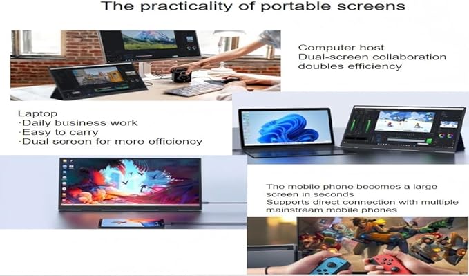 Pro 15.6" 4K OLED Touchscreen Monitor, Professional Portable Display,10-bit HDR Color,100% AdobeRGB,Includes Passive Capacitive Touch Stylus&Smart Cover — Designed for Creators