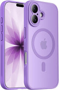 Symcele Designed for iPhone 17 Case, Compatible with MagSafe, [Camera Protection] [15FT Military Droptection] Shockproof Translucent Matte Anti-Slip Phone Case, 6.3", Light Purple