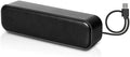 USB Computer Speakers,Laptop Speakers Wired USB Powered,Portable Mini Sound Bar PC Speakers for Windows PC,Desktop Computer,Laptops and Checkout Counter with Stereo Sound
