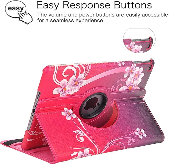 Case for iPad Air (3rd Gen) 10.5" 2019 / iPad Pro 10.5" 2017 Case,360 Degree Rotating Stand Protective Cover, Auto Sleep/Wake