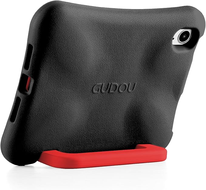 Kids Case for iPad mini 7 (A17 Pro) 2024 /iPad Mini6 2021, Light Weight Heavy Duty/Shockproof/Drop Proof with Handle/Kickstand, Child Friendly Cover for iPad mini 7th/6th Gen 8.3inch (red)