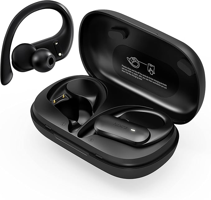 Audiovance Speed 301 Wireless Earbuds Bluetooth Headphones for Workout Running Sports, Secure & Comfort Fit Ear Buds for iPhone and Android (SP301)