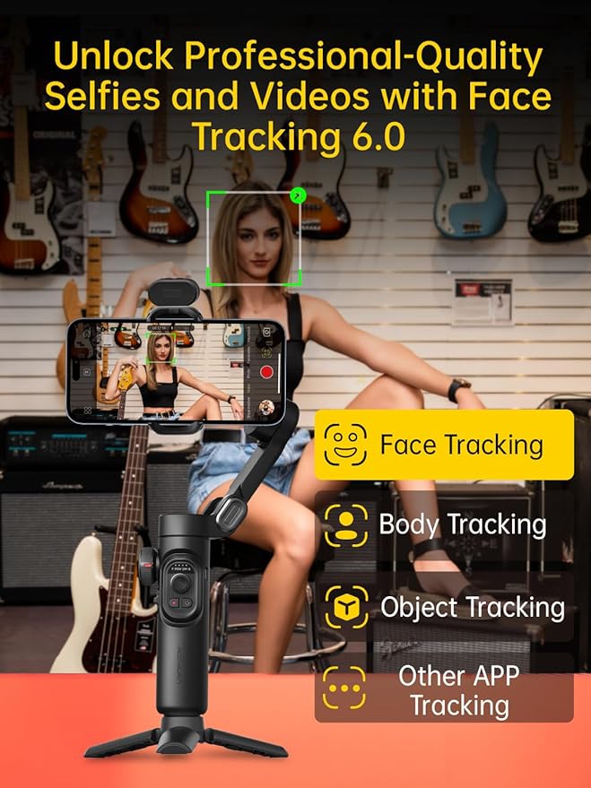 AOCHUAN 3-Axis Gimbal Stabilizer for Smartphone Smart XE Kit & T20 Complete Tripod