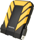 ADATA HD710 Pro - 2 TB External Hard Drive - Shockproof, Waterproof & Dustproof - Durable Storage - For Gamers, Students & Professionals - Mac, PC & Linux Compatible - Yellow - AHD710P-2TU31-CYL