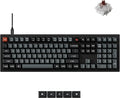 Keychron V6 8K Full Size Wired Mechanical Keyboard with Programmable Knob, 8000 Hz Polling Rate, OSA PBT Keycaps, Hot-swappable Super Brown Switchs, RGB Backlit for Mac Windows Linux