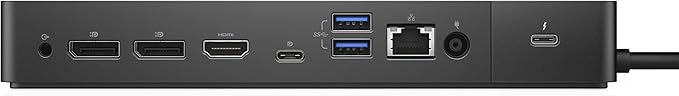 Dell WD19TB Thunderbolt Docking Station with 180W AC Power Adapter (130W Power Delivery), Black