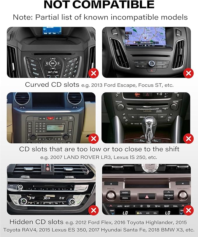 APPS2Car for Magsafe CD Player Phone Mount [17 Strong Magnets] Magnetic CD Phone Holder for Car Hands-Free Car Mount Compatible with iPhone 17 16 15 14 13 12 Pro Max Mini Plus MagSafe Case All Phones