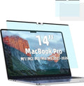 Magnetic Anti Blue Light Screen Protector for MacBook Pro 14 Inch (2021-2026,M1, M2, M3, M4, M5 Pro/Max), Removable MAC 14.2" Blue Light Filter , Bubble-Free Install, Eye Protection Glare Laptop Screen Protector