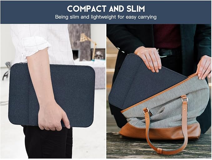10 Inch Travel Tablet Sleeve Case for Samsung Galaxy Tab A9+ Plus 11", iPad Pro 11-in(M5 M4), iPad Air 11-in(M2,M3,M4), iPad A16, 10.9 10.5 10.2 inch iPad Pro Air, Fit Apple Magic Keyboard