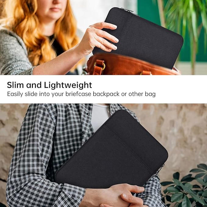 Tablet Sleeve Case for 13 inch New iPad Air M4 M3 M2 2026-2024, 13 inch iPad Pro M4 M5 with Magic/Smart Keyboard, Protective Travel Pouch Bag, Black