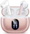 ZZU Wireless Earbuds, 2025 Ear Buds with Big Bass Stereo Sound, Lightweight Bluetooth Earbuds with 48 Hours Playtime, in-Ear Fit Earphones, IPX7, Hands-Free Calls with AI for iPhone, Android, Pad