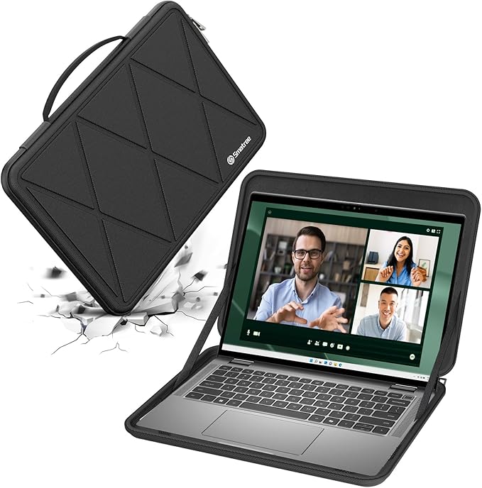 Smatree Hard EVA Protective Sleeve Case Compatible for 13.3 inch DELL Latitude 7330, for Latitude 3140 or 2-in-1, for Chromebook 3110/3120 or 2-in-1, Anti-Shock Notebook Bag (X8020T)